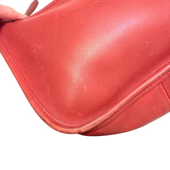 Coach vintage 9950 red leather Janice legacy messenger bag - Picture 11 of 16